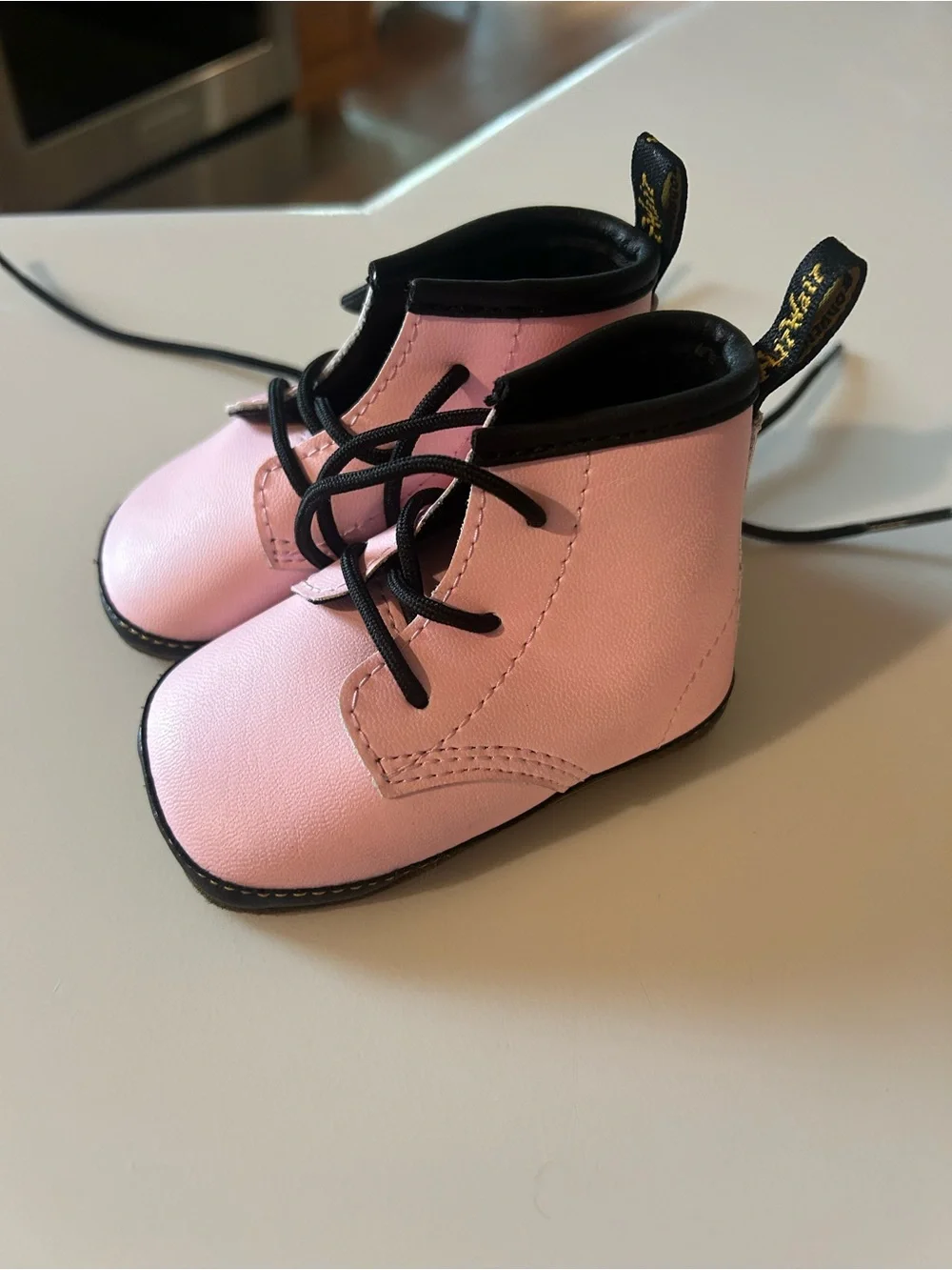 Like new- pink baby Dr. Martens
